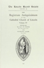 Image for Registrum Antiquissimum of the Cathedral Church of Lincoln [4]