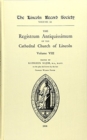 Image for Registrum Antiquissimum of the Cathedral Church of Lincoln [8]