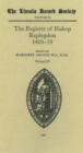 Image for Register of Bishop Philip Repingdon 1405-1419