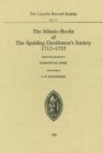 Image for Minute-Books of the Spalding Gentlemen&#39;s Society, 1712-1755