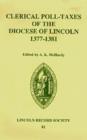 Image for Clerical Poll-Taxes in the Diocese of Lincoln 1377-81
