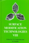 Image for Surface Modification Technologies VIII