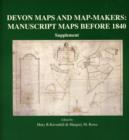 Image for Devon Maps and Map-makers