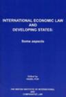 Image for International Economic Law and Developing States