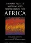 Image for Human Rights Manual and Sourcebook for Africa