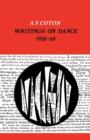 Image for Writings on Dance, 1938-68