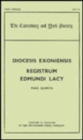 Image for The Register of Edmund Lacy, Bishop of Exeter, 1420-1455, V