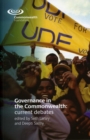 Image for Governance in the Commonwealth: Current Debates