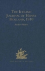 Image for Iceland Journal of Henry Holland, 1810         [The