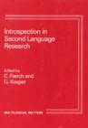Image for Introspection in 2nd Language Research