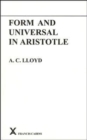 Image for Form and Universal in Aristotle