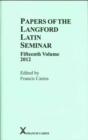 Image for Papers of the Langford Latin Seminar, 15, 2012