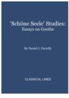 Image for Schone Seele&#39; Studies: Essays on Goethe