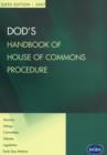 Image for Dod&#39;s Handbook of House of Commons Procedure