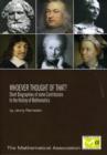 Image for Whoever thought of that?  : short biographies of some contributors to the history of mathematics