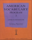 Image for American Vocabulary Program 3 : Upper Intermediate