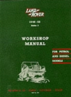 Image for Land Rover Series I Workshop Manual