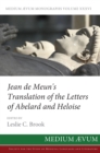 Image for Jean de Meun&#39;s Translation of the Letters of Abelard and Heloise