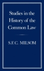 Image for Studies in the History of the Common Law