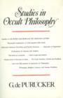 Image for Studies in Occult Philosophy