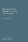 Image for Elements for an Anthropology of Technology