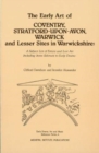 Image for The Early Art of Coventry, Stratford-upon-Avon, Warwick, and Lesser Sites in Warwickshire : A Subject List of Extant and Lost Art Including Items Relevant to Early Drama