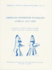 Image for The American Expedition to Idalion, Cyprus 1973-1980