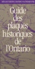 Image for Decouvrons Notre Patrimoine : Guide des plaques historiques de l&#39;Ontario
