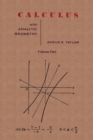 Image for Calculus with Analytic Geometry by Angus E. Taylor Vol. 1