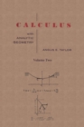 Image for Calculus with Analytic Geometry by Angus E. Taylor Vol. 2