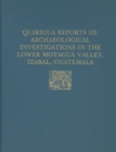 Image for Quirigua Reports, Volume III