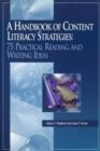 Image for A Handbook of Content Literacy Strategies : 75 Practical Reading and Writing Ideas