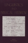 Image for Linguistics and Biblical Hebrew