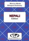 Image for English-Nepali, Nepali-English word to word bilingual dictionary