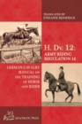 Image for H. Dv. 12 German Cavalry Manual