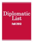 Image for Diplomatic List, U.S. Dept. of State -- Fall 2013 -- International Platform Association -- Public Service Edition