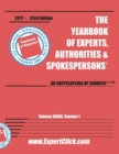 Image for Yearbook of Experts, Authorities &amp; Spokespersons -- 2017