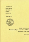Image for Deir el-Ballas : Preliminary Report on the Deir el-Ballas Expedition, 1980-1986