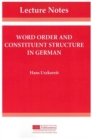 Image for Word Order and Constituent Structure in German