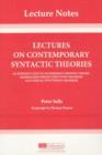 Image for Lectures on Contemporary Syntactic Theories