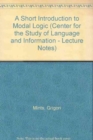 Image for Short Introduction to Modal Logic