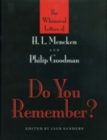 Image for Do You Remember? - The Whimsical Letters of H L Mencken and Phillip Goodman