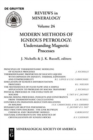Image for Modern Methods of Igneous Petrology : Understanding Magmatic Processes