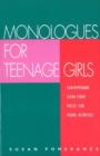 Image for Monologues for Teenage Girls