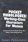 Image for Pocket Monologues : Working Class Monologues for Women