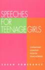 Image for Speeches for Teenage Girls