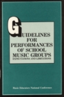 Image for Guidelines for Performances of School Music Groups