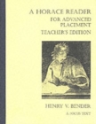 Image for Horace Reader for Advanced Placement: Teacher&#39;s Edition : Teacher&#39;s  Manual