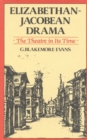 Image for Elizabethan Jacobean Drama : The Theatre in Its Time