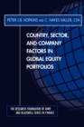 Image for Country, Sector, and Company Factors in Global Equity Portfolios